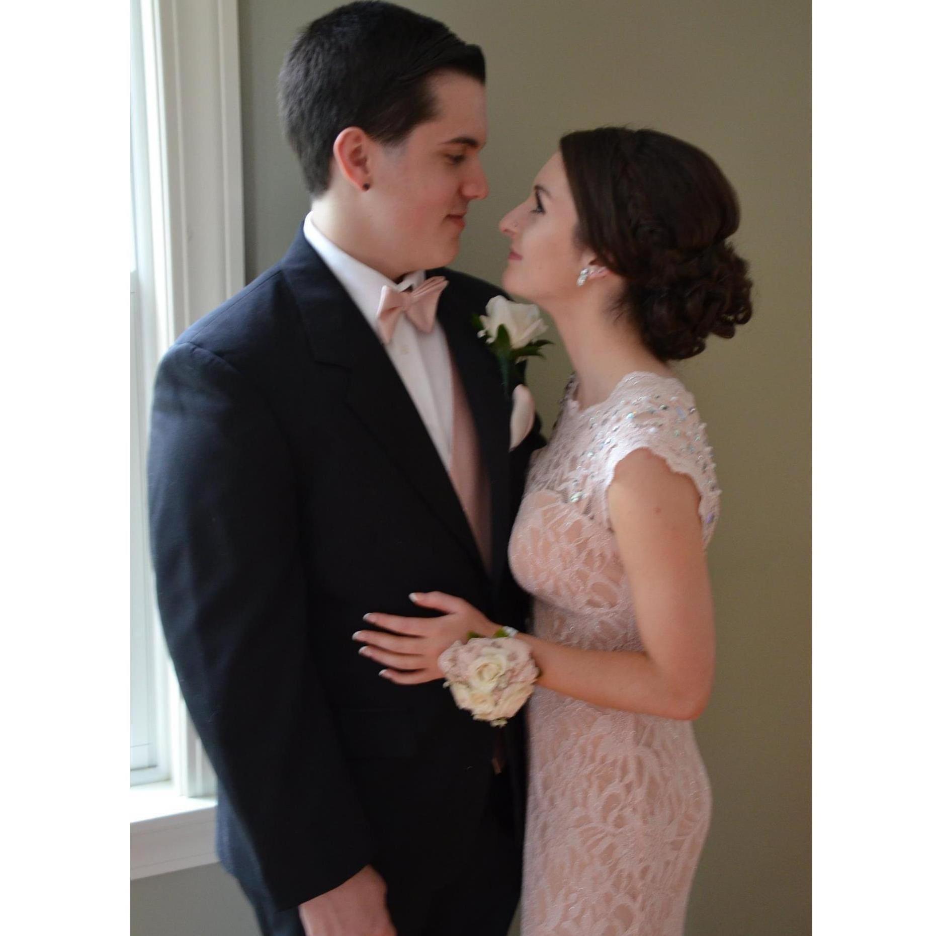 Junior prom in 2016.