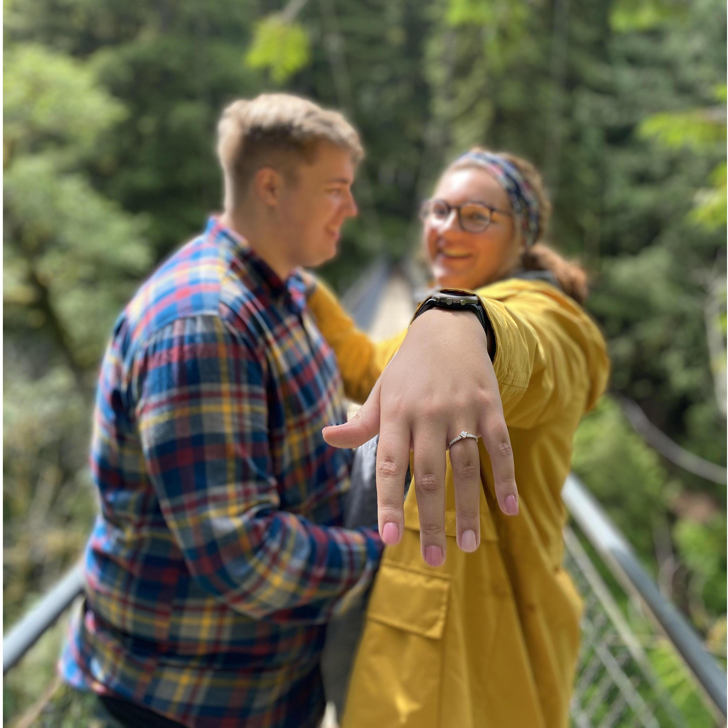 The day Julee said YES!!
