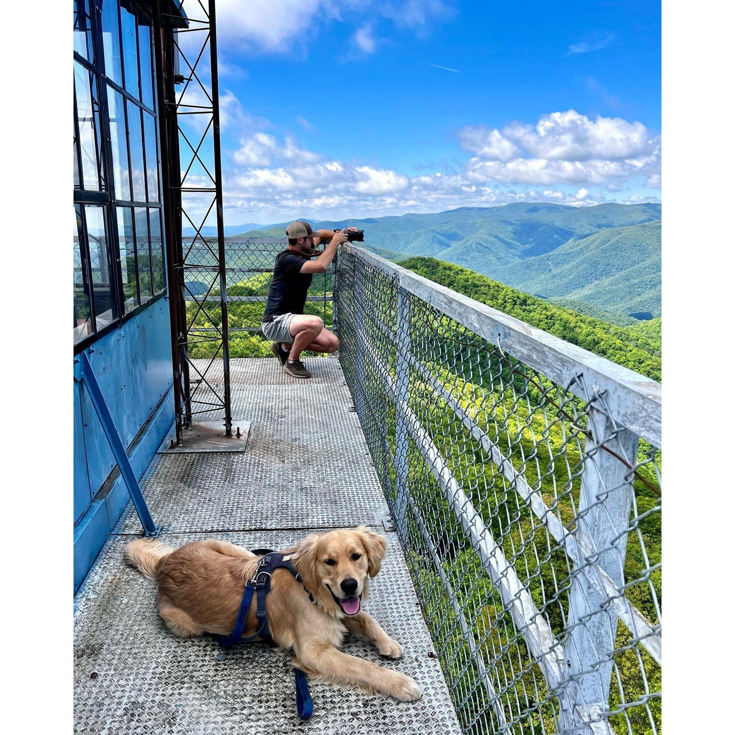 The first time we visited Asheville.
