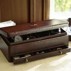 Saddle Leather Valet - Chocolate