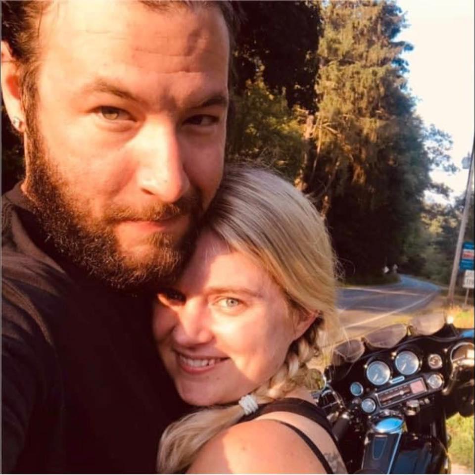 Our first selfie at our spot