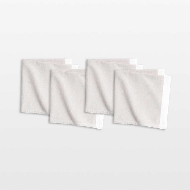 Mercer Natural Organic Cotton Dinner Napkins, Set of 4