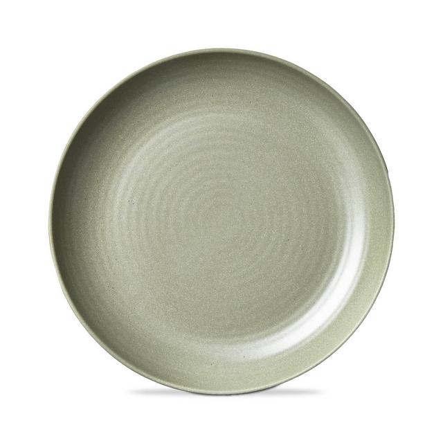 TAG Green Brooklyn Melamine Plastic Dinning Dinner Plate Dishwasher Safe Indoor/Outdoor 11x11 inch Dinner Plate Set 4