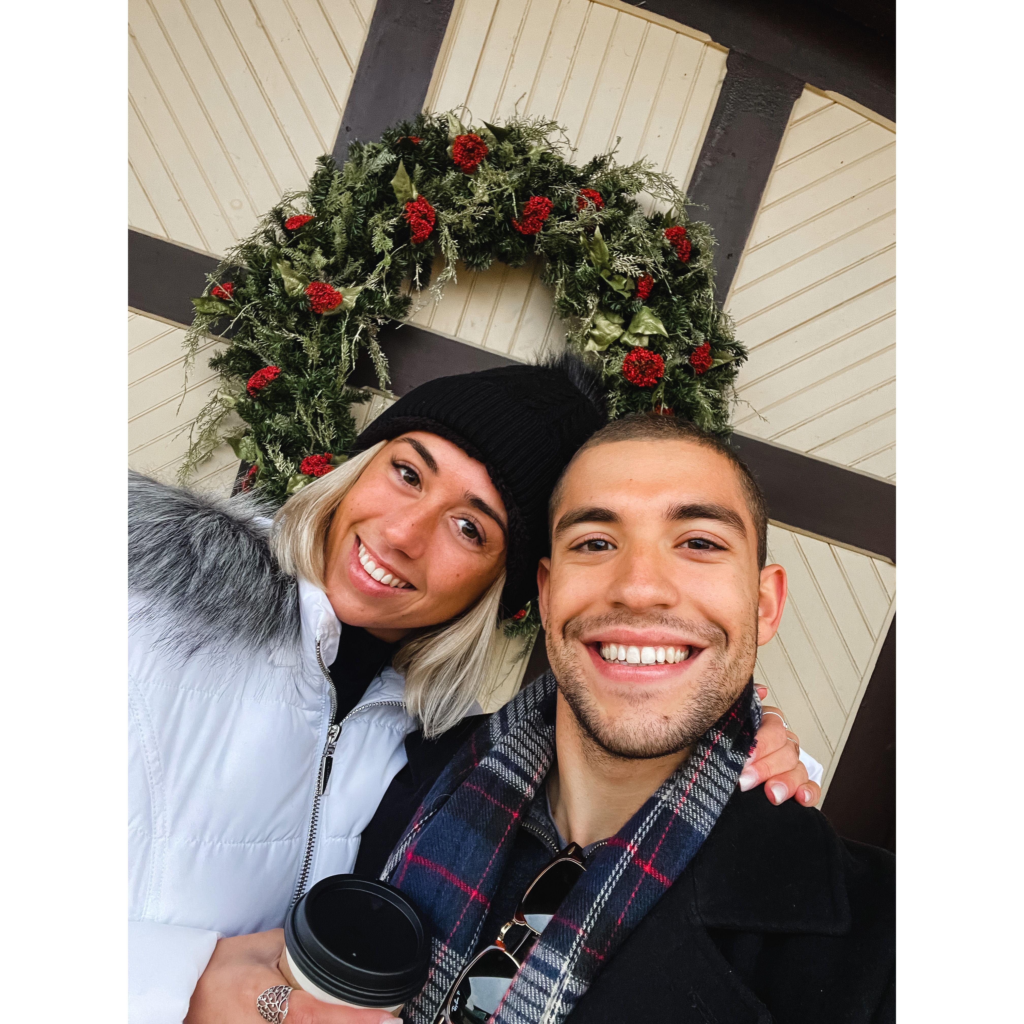 The one where we celebrated our first Christmas together!