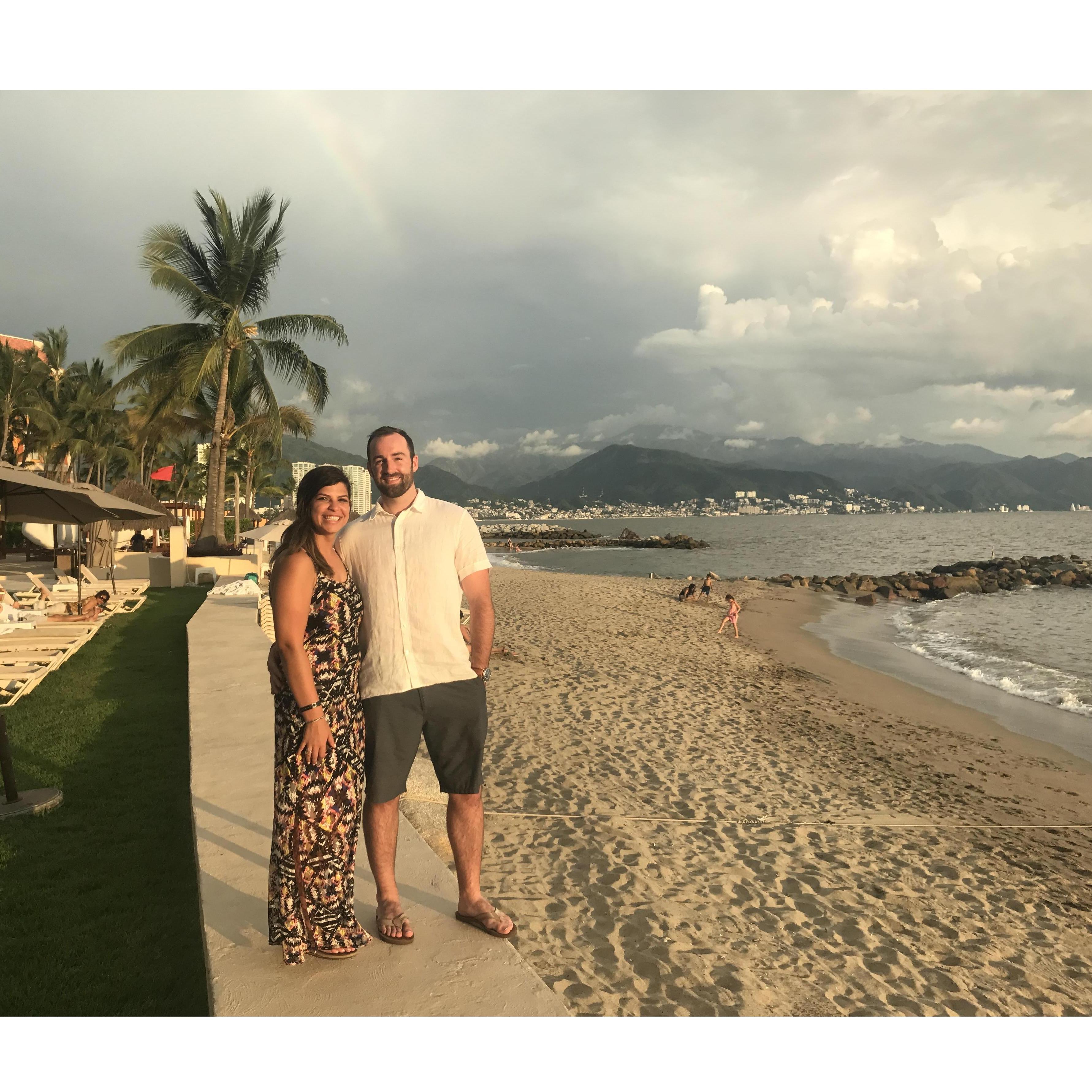 Our first international vacation together. Puerto Vallarta July 2017