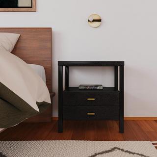 Wind Wood 2-Drawer Nightstand