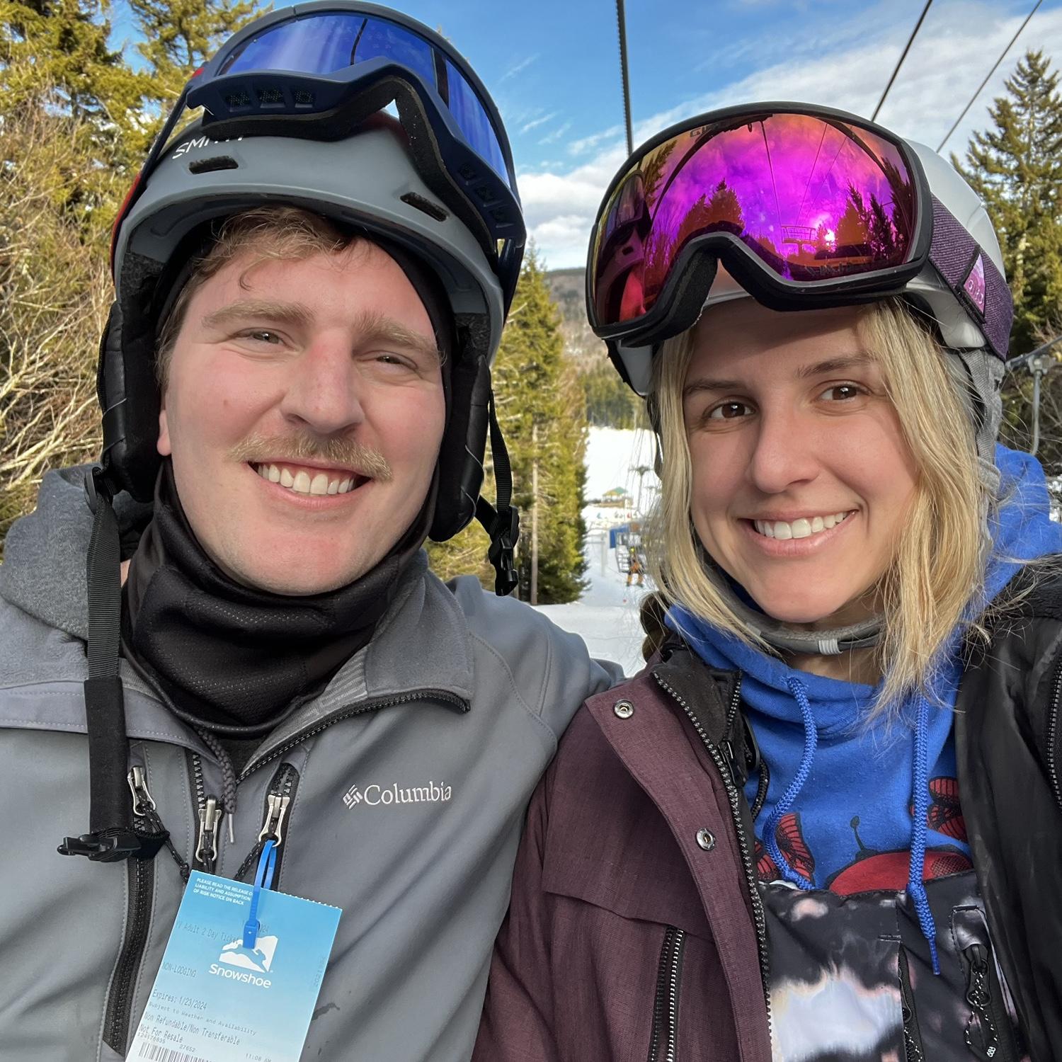Skiing in Snowshoe!
