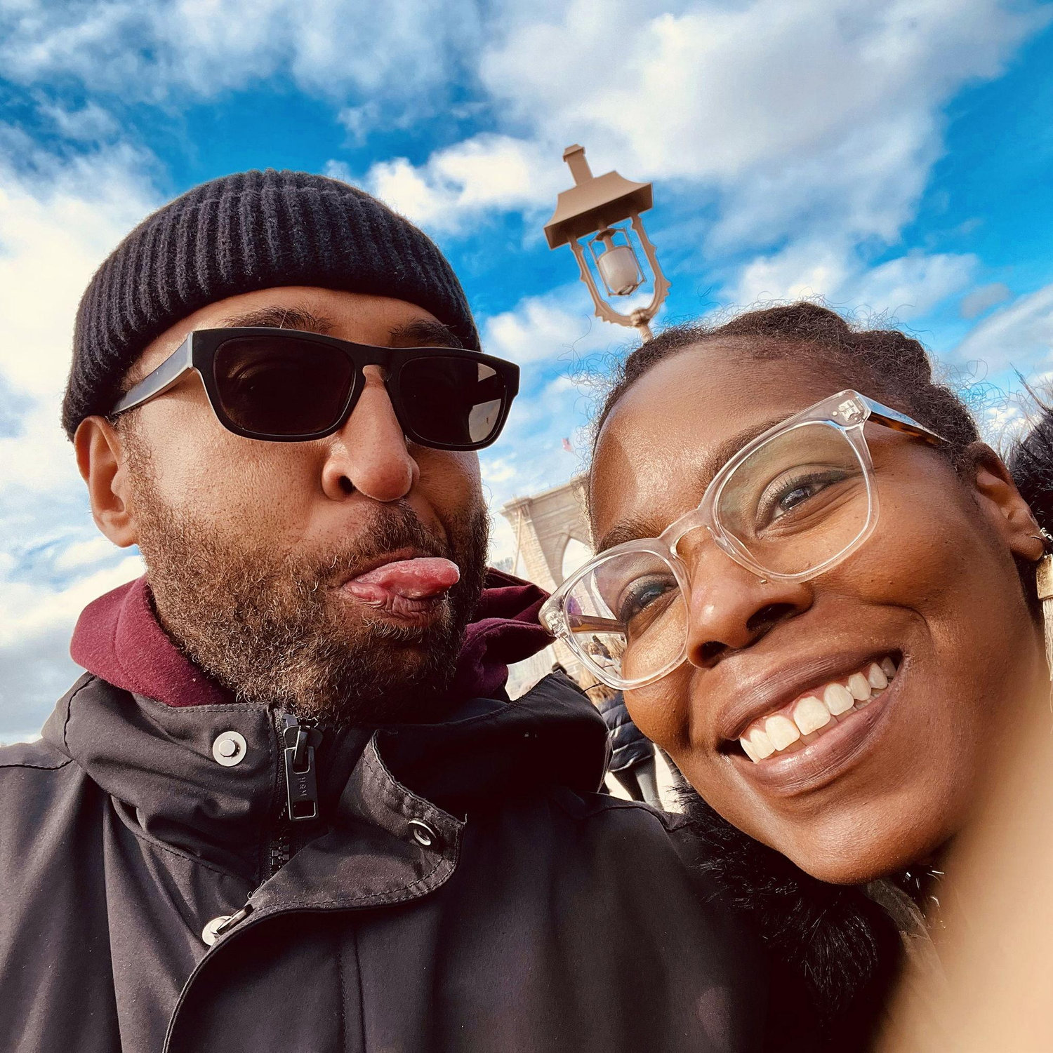 a brisk walk over the Brooklyn Bridge