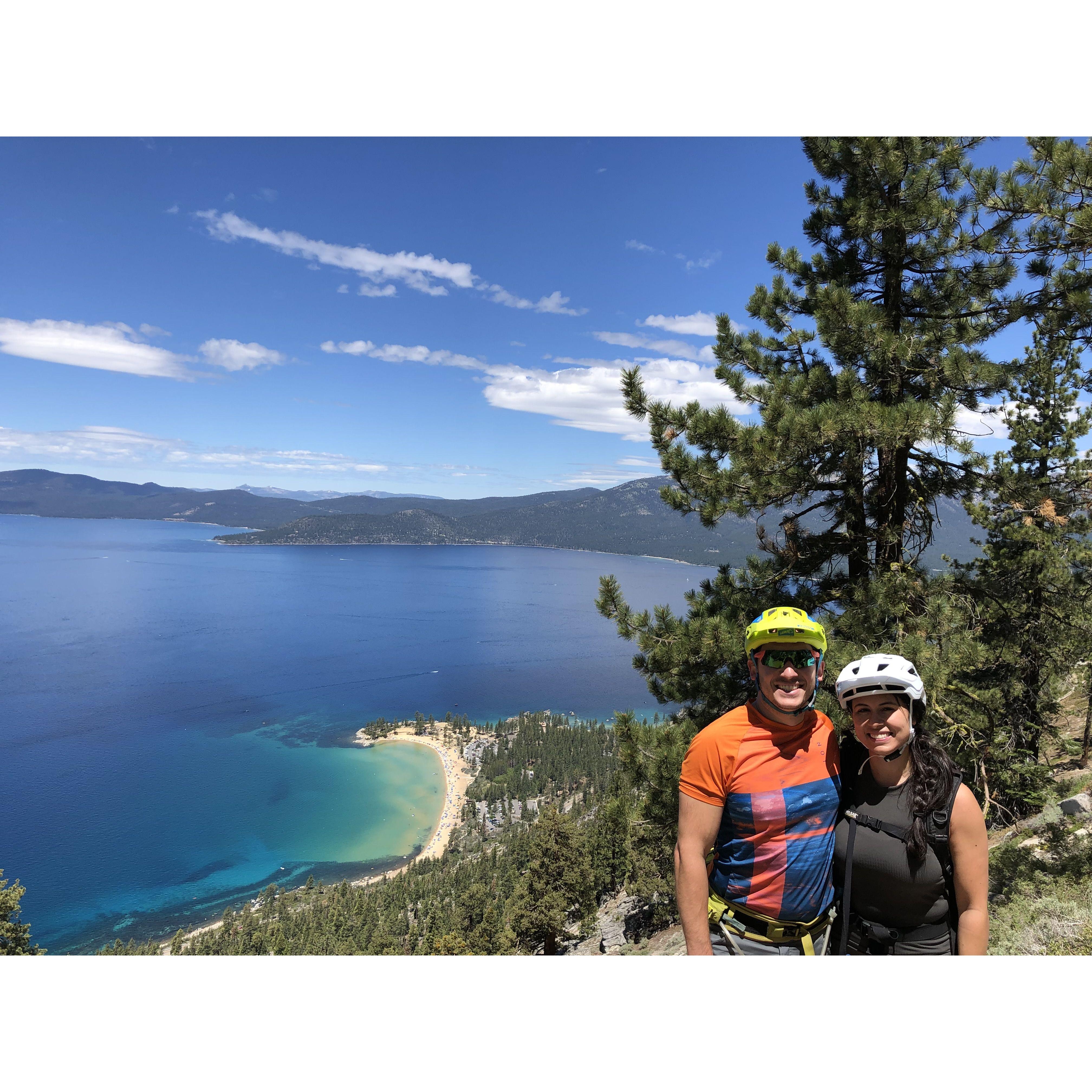 Mountain Biking in Tahoe.