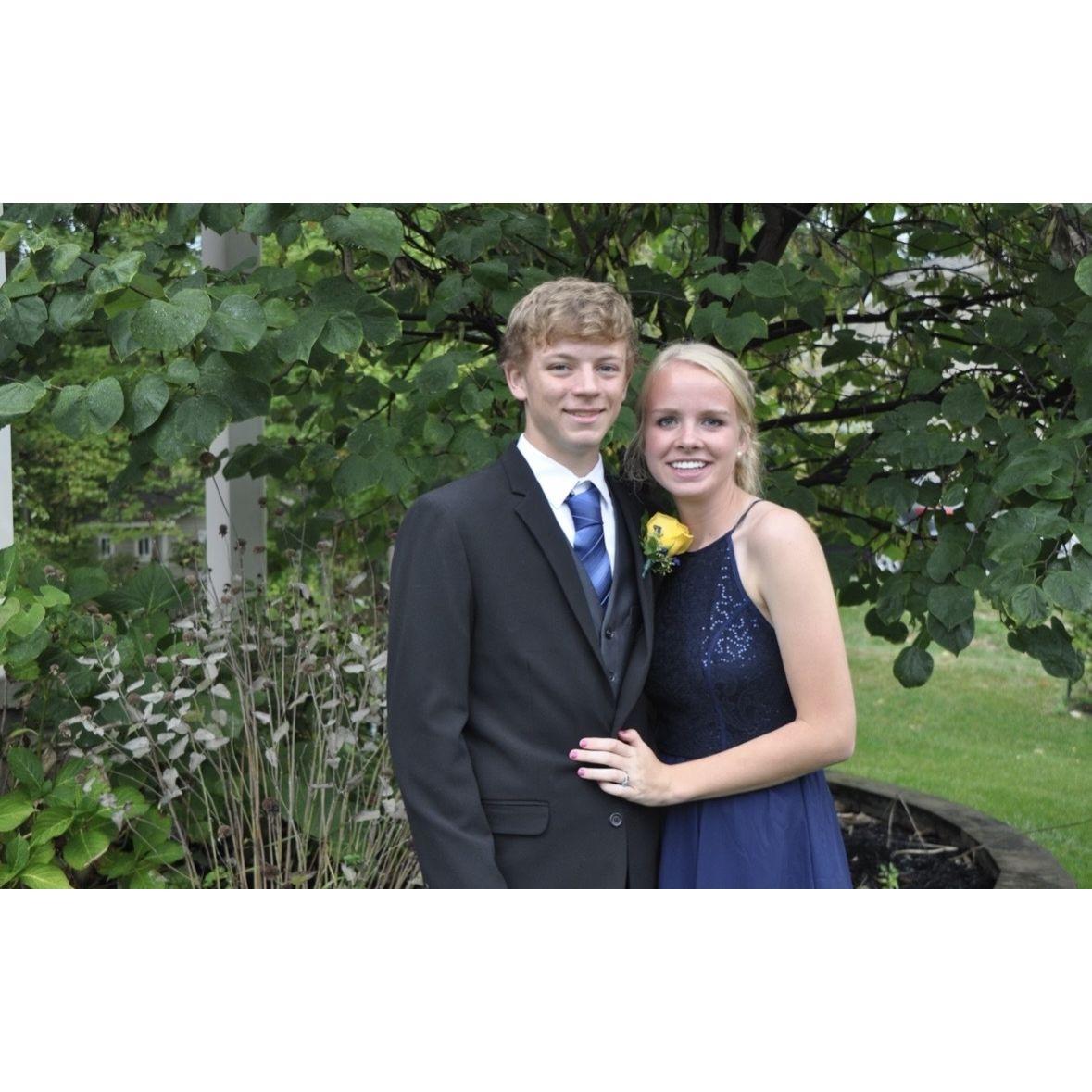Our first school dance together, Homecoming 2015