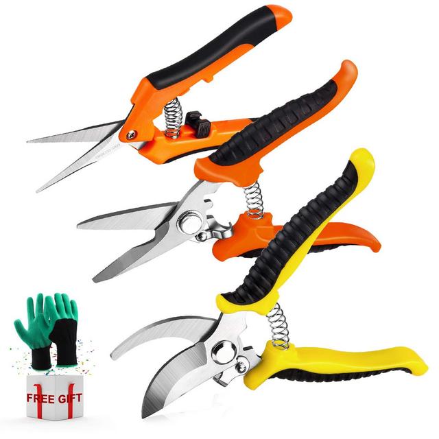 3 Pack Garden Pruning Shears