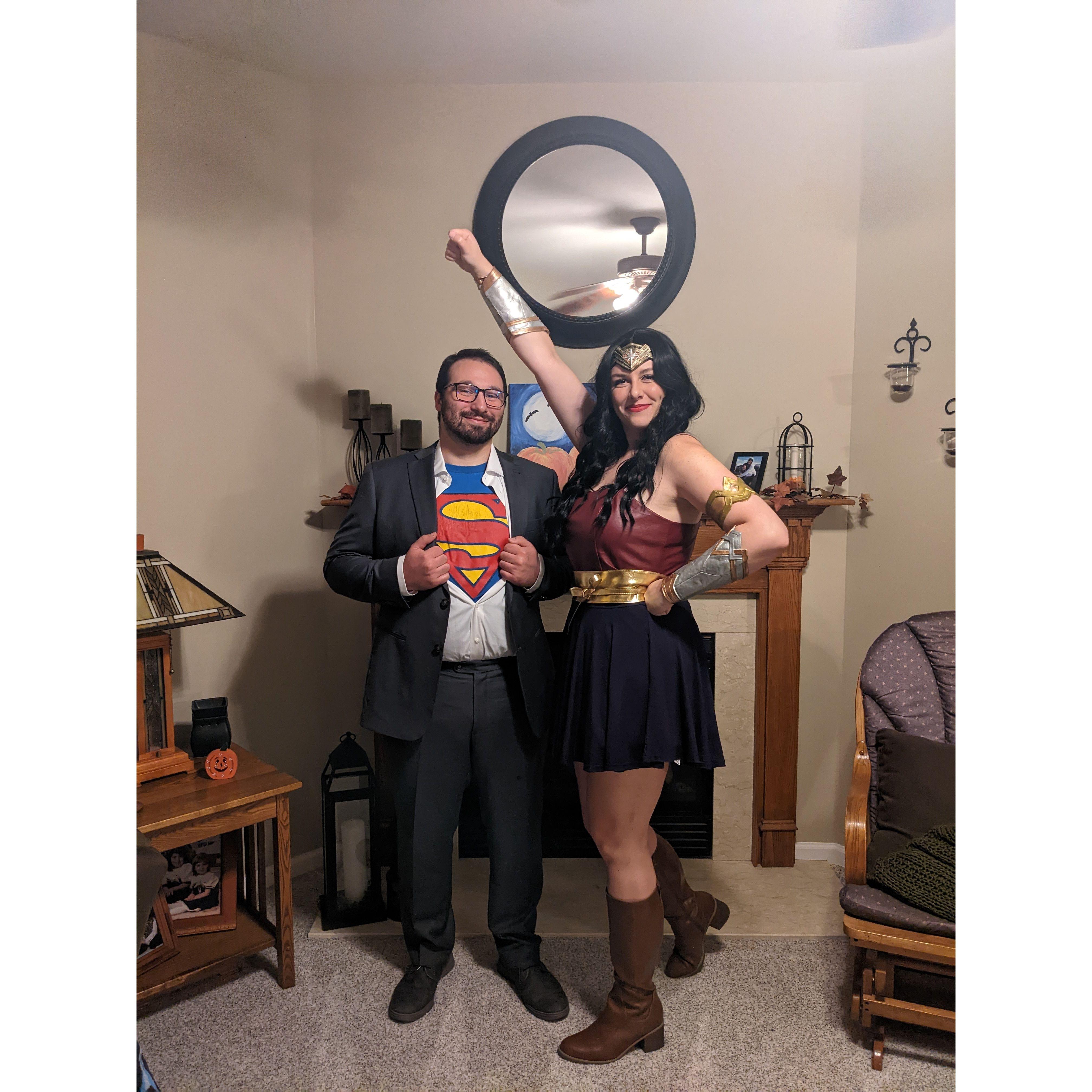 Our first (and only) Halloween dressing up
