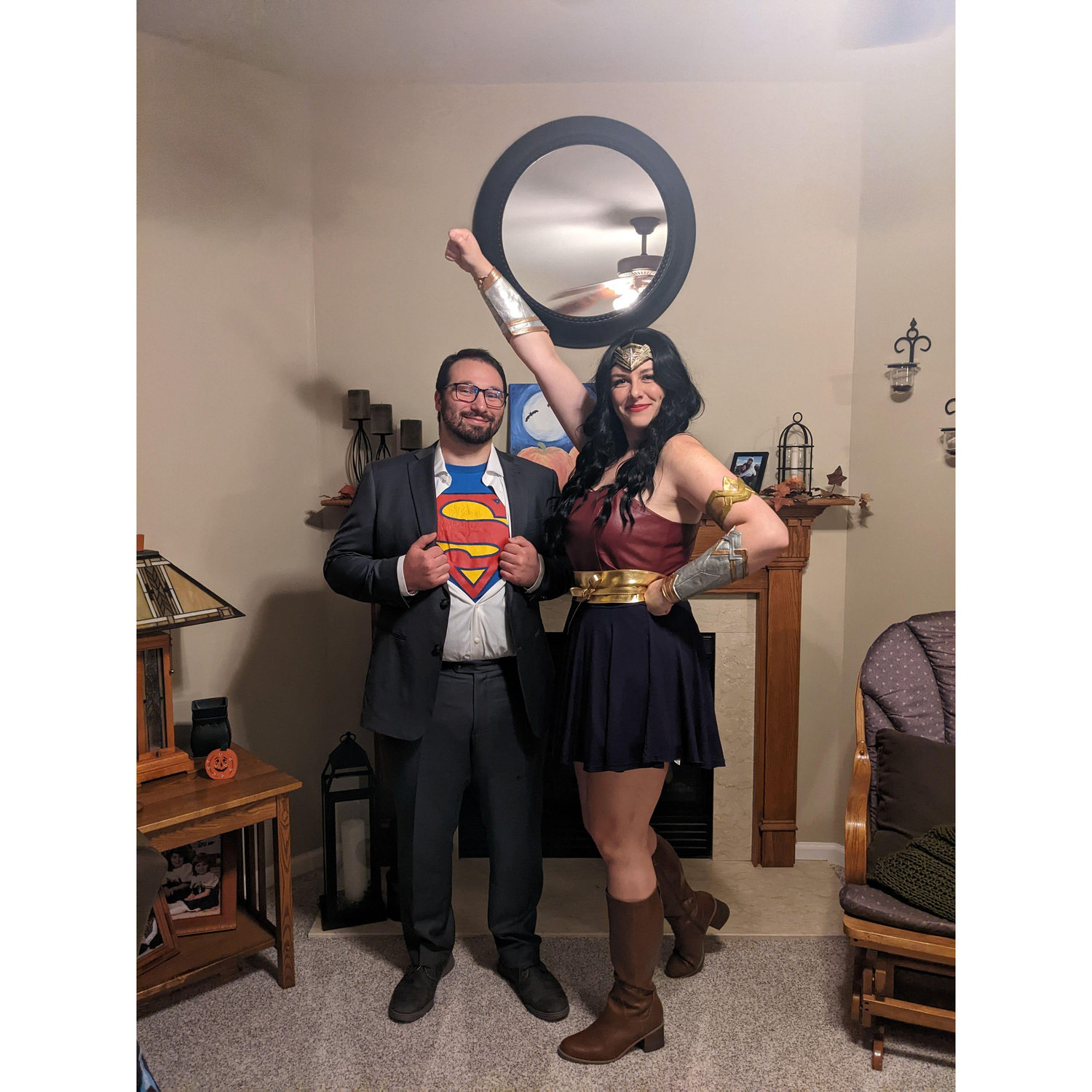Our first (and only) Halloween dressing up