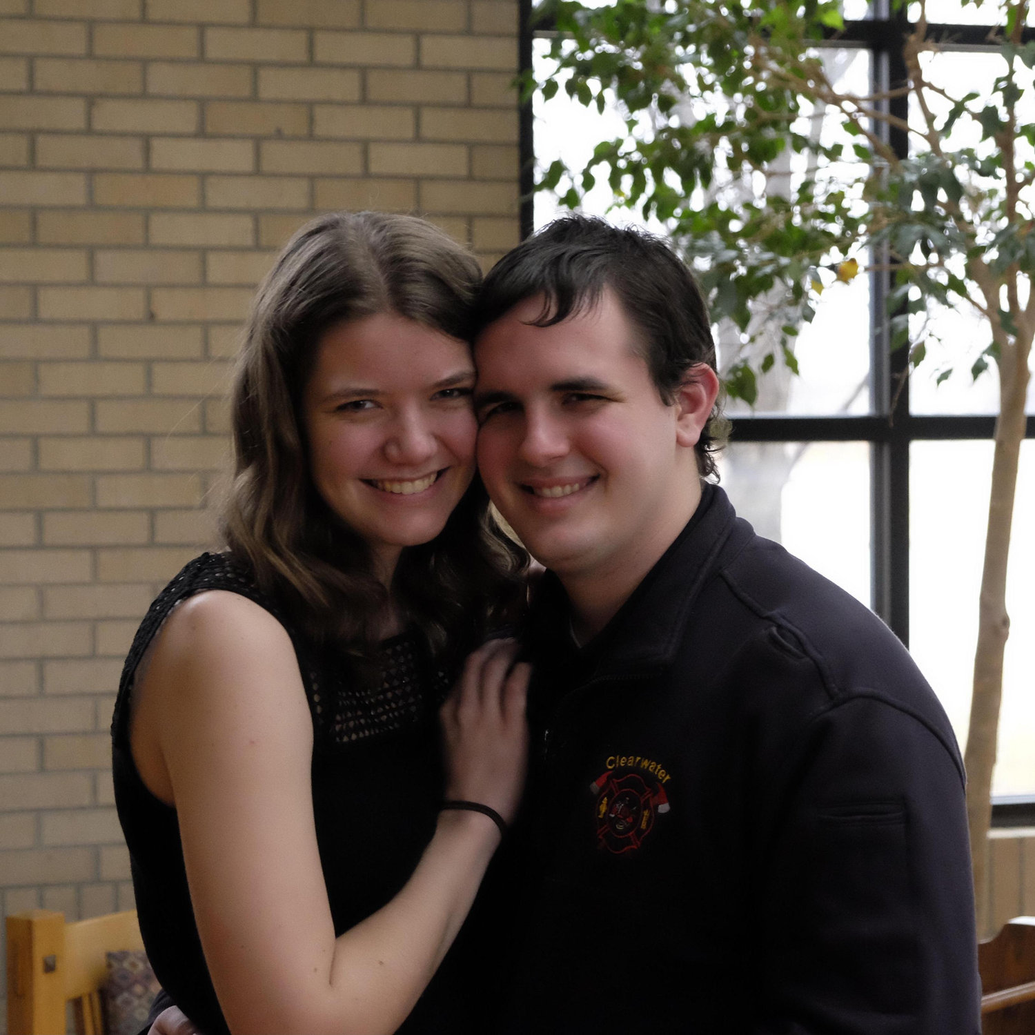 The first few moments of our engagement!
