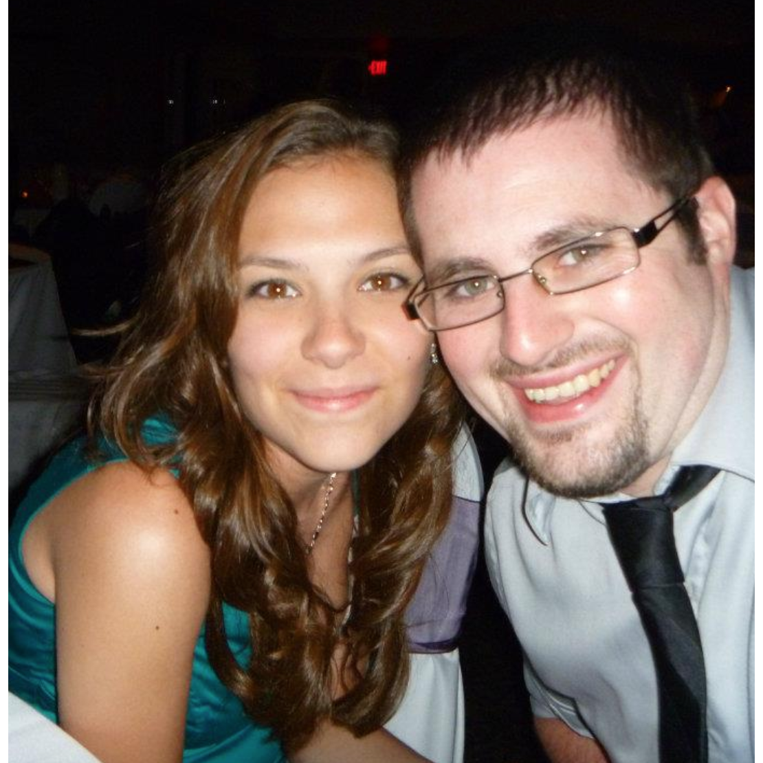 July 2012: Our first wedding together, PA