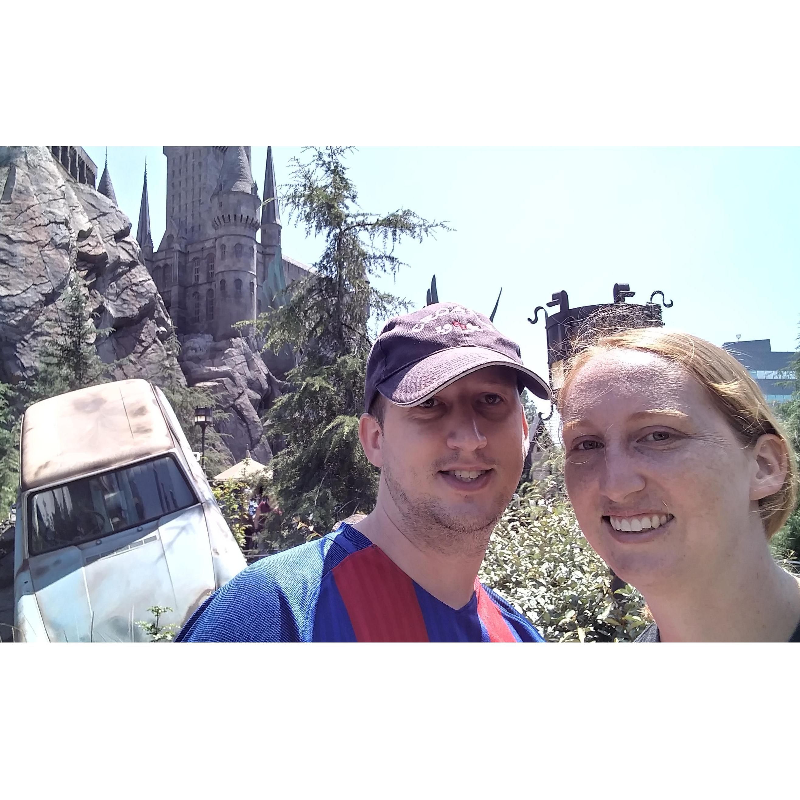 Visiting Hogwarts in Universal Studios for my birthday in Aug 2019