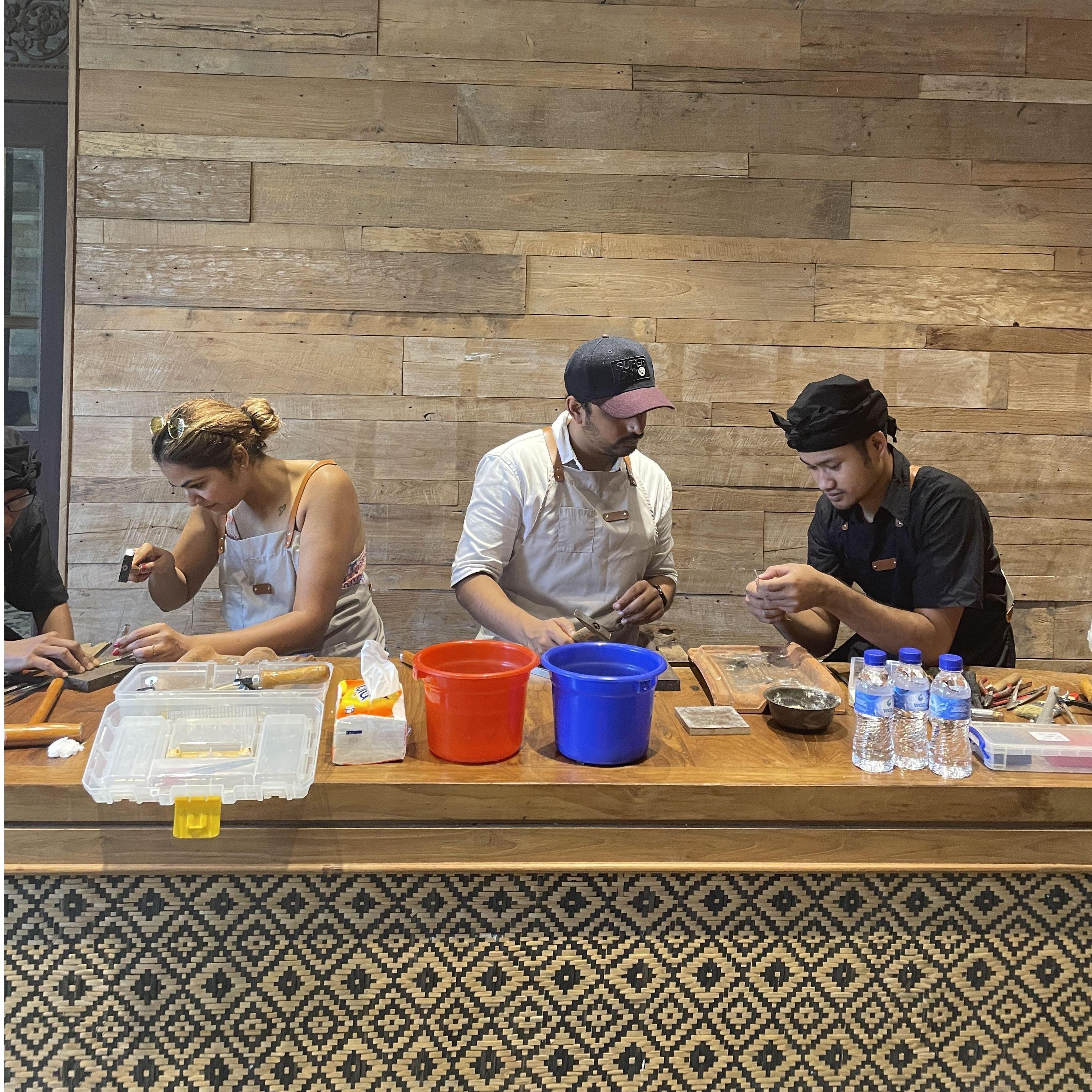 Ring making in Bali