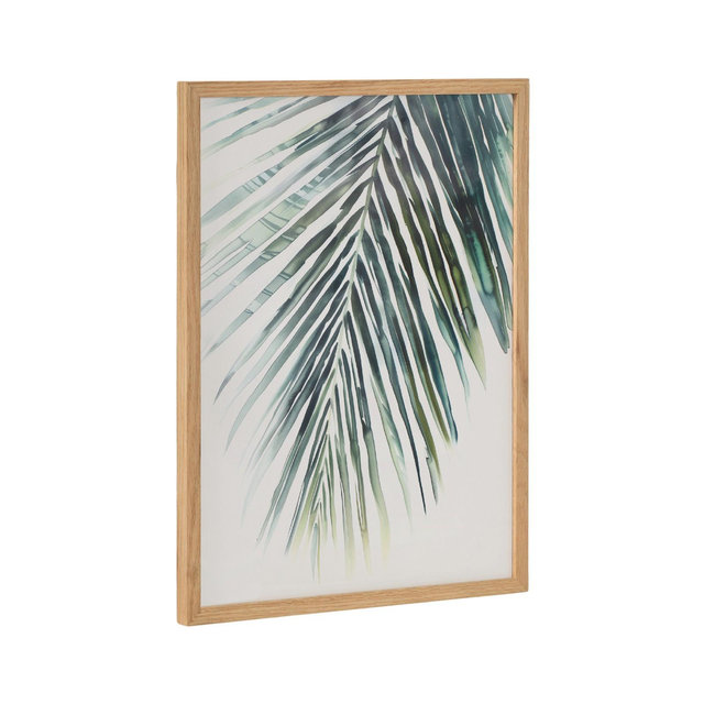 Kate & Laurel All Things Decor 12"x16" Gallery Tropical Modern Botanical Palm Print by The Creative Bunch Studio Natural