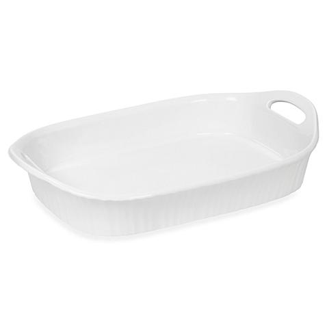 CorningWare® French White® III 3-Quart Oblong Casserole Dish with Sleeve