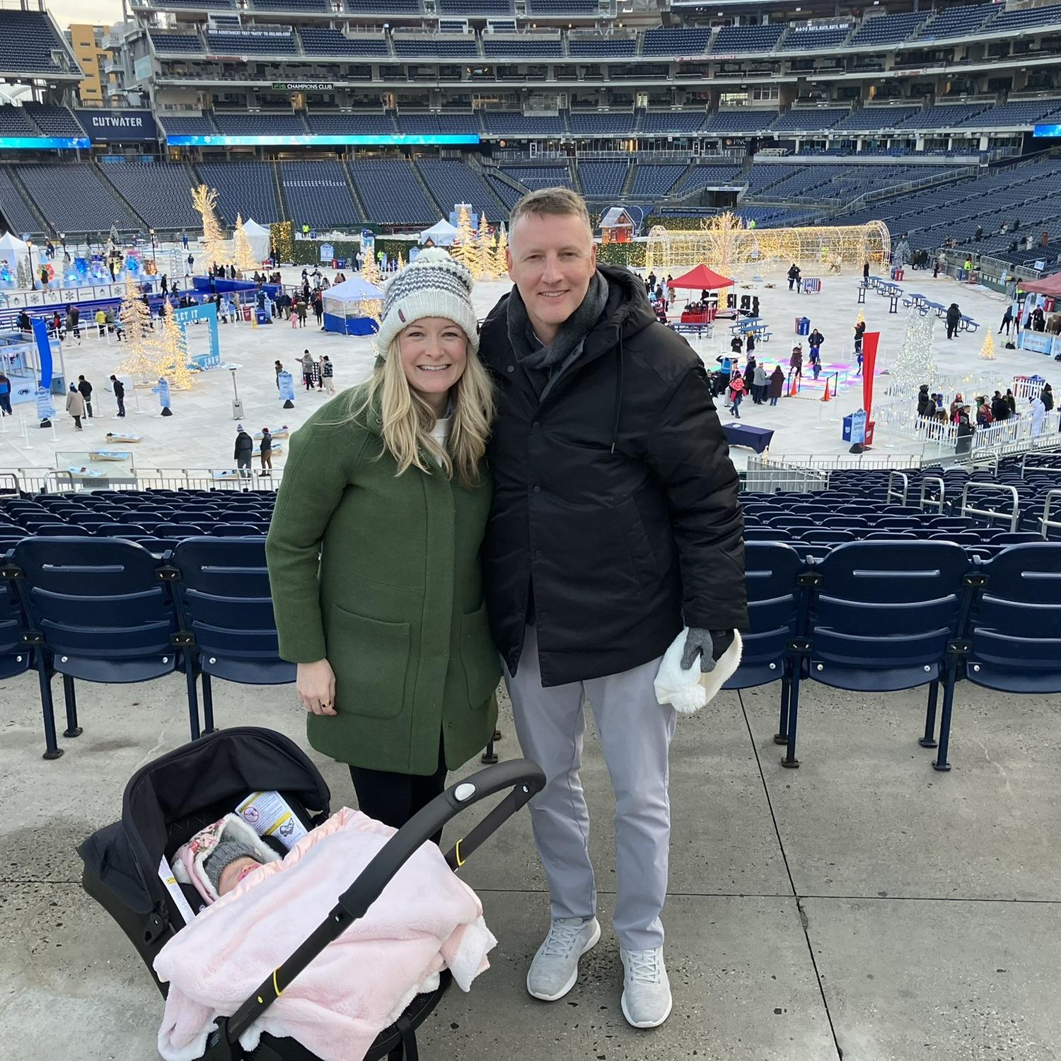 Our first big outing as a family of 3!