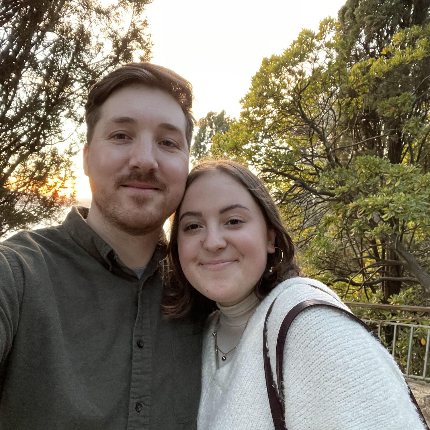 November 2021: Us in Nice at Colline du Chateau