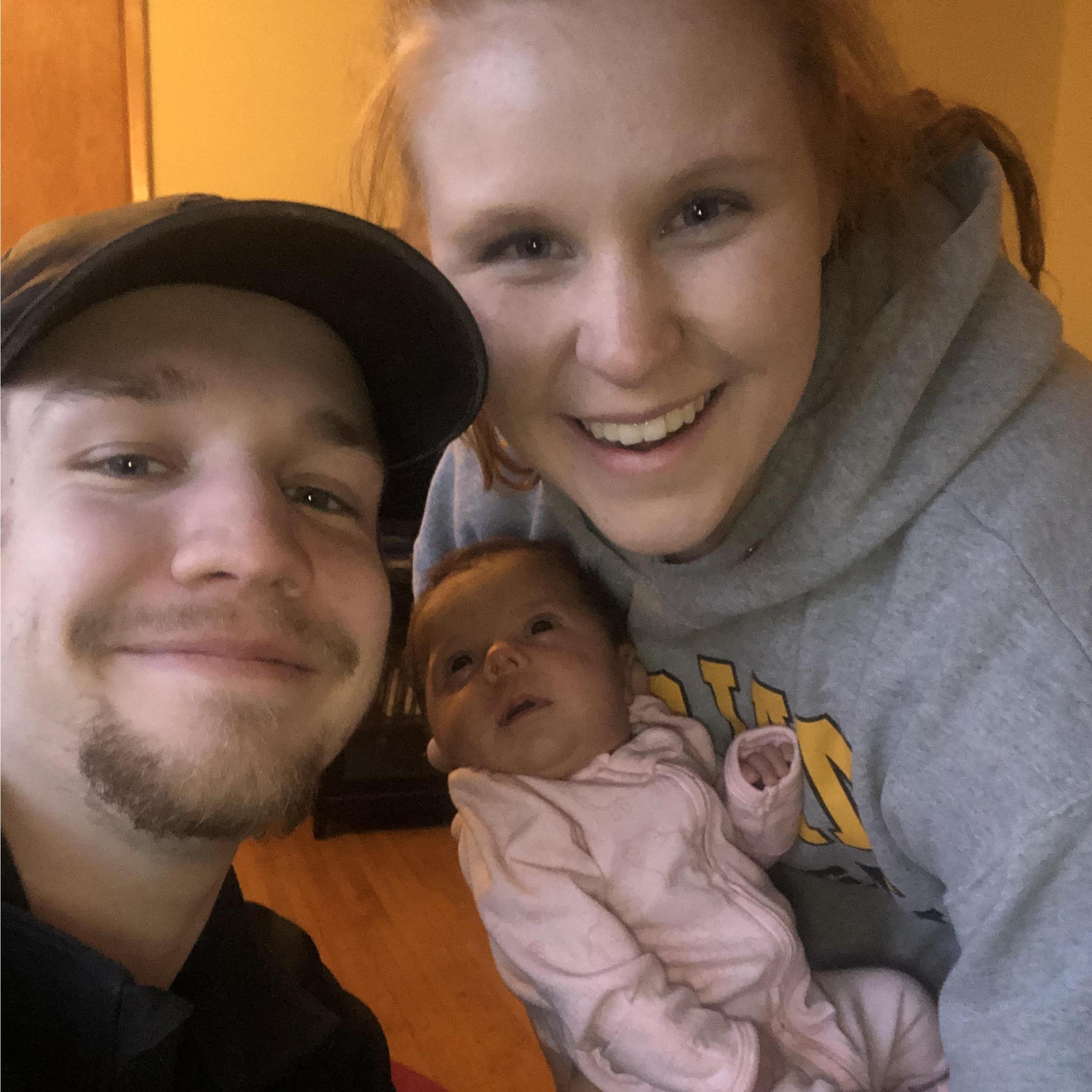 Meeting our future flower girl...