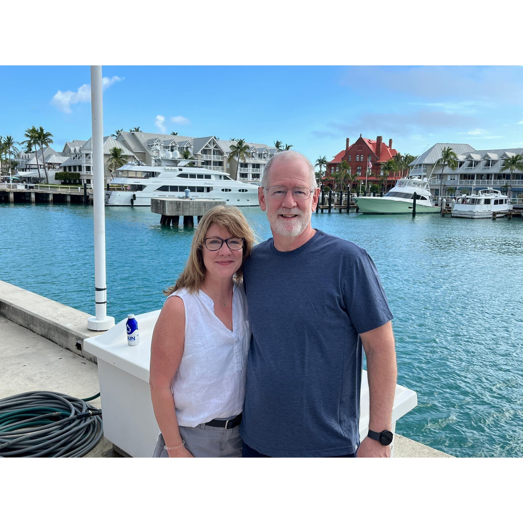 First vacation together (with all 4 of the Shea brothers!)