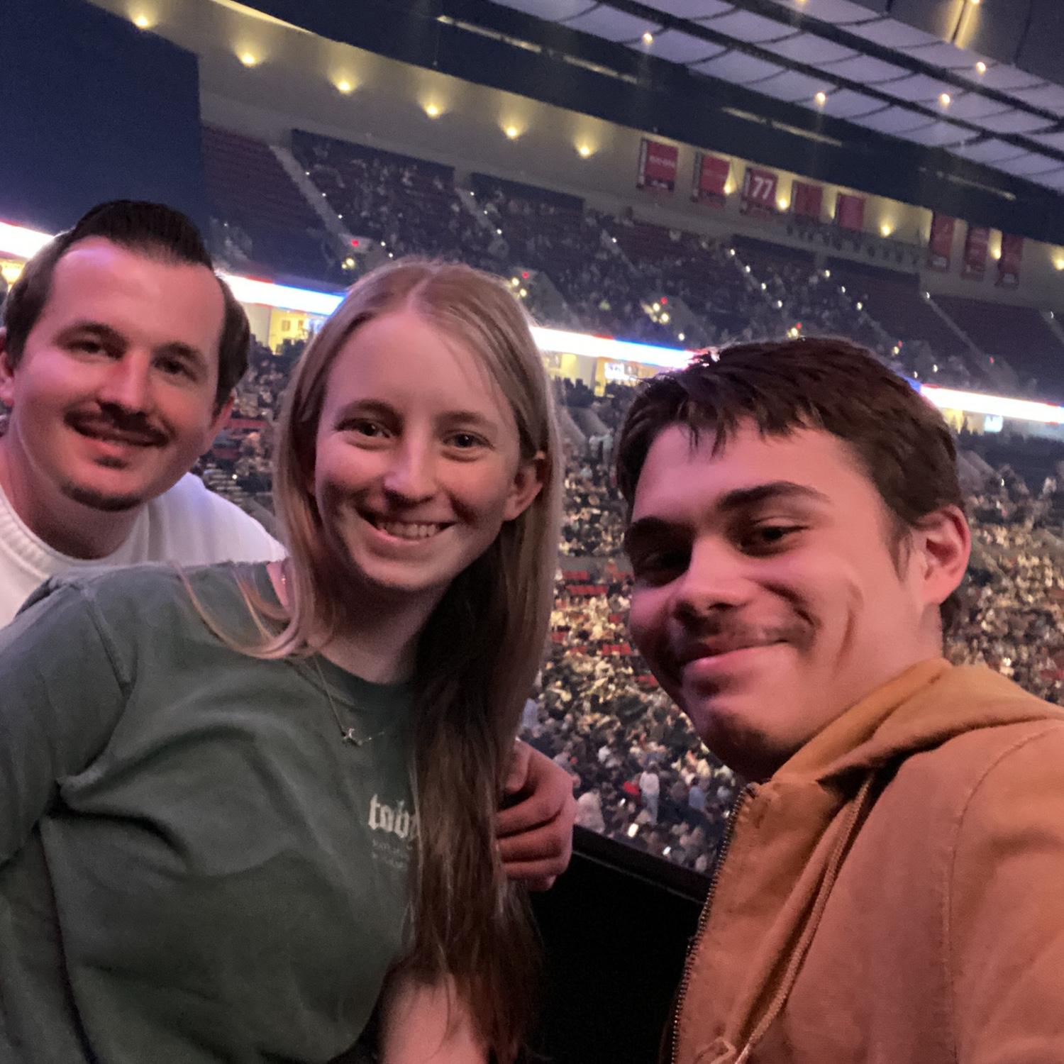 Surprise trip to Hits Deep Tour with Gabe for his birthday