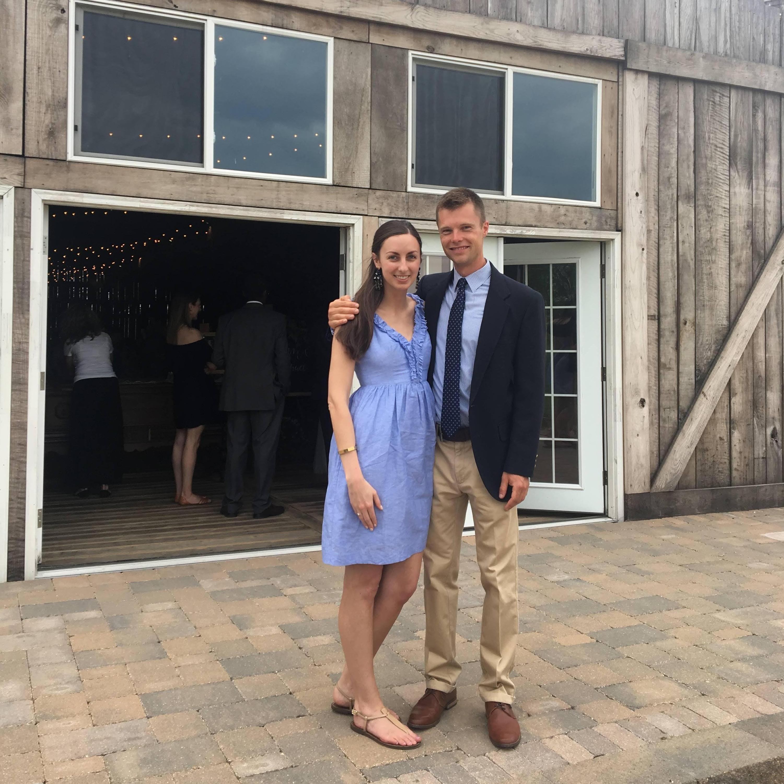 celebrating the wedding of our friends Mike and Rachel