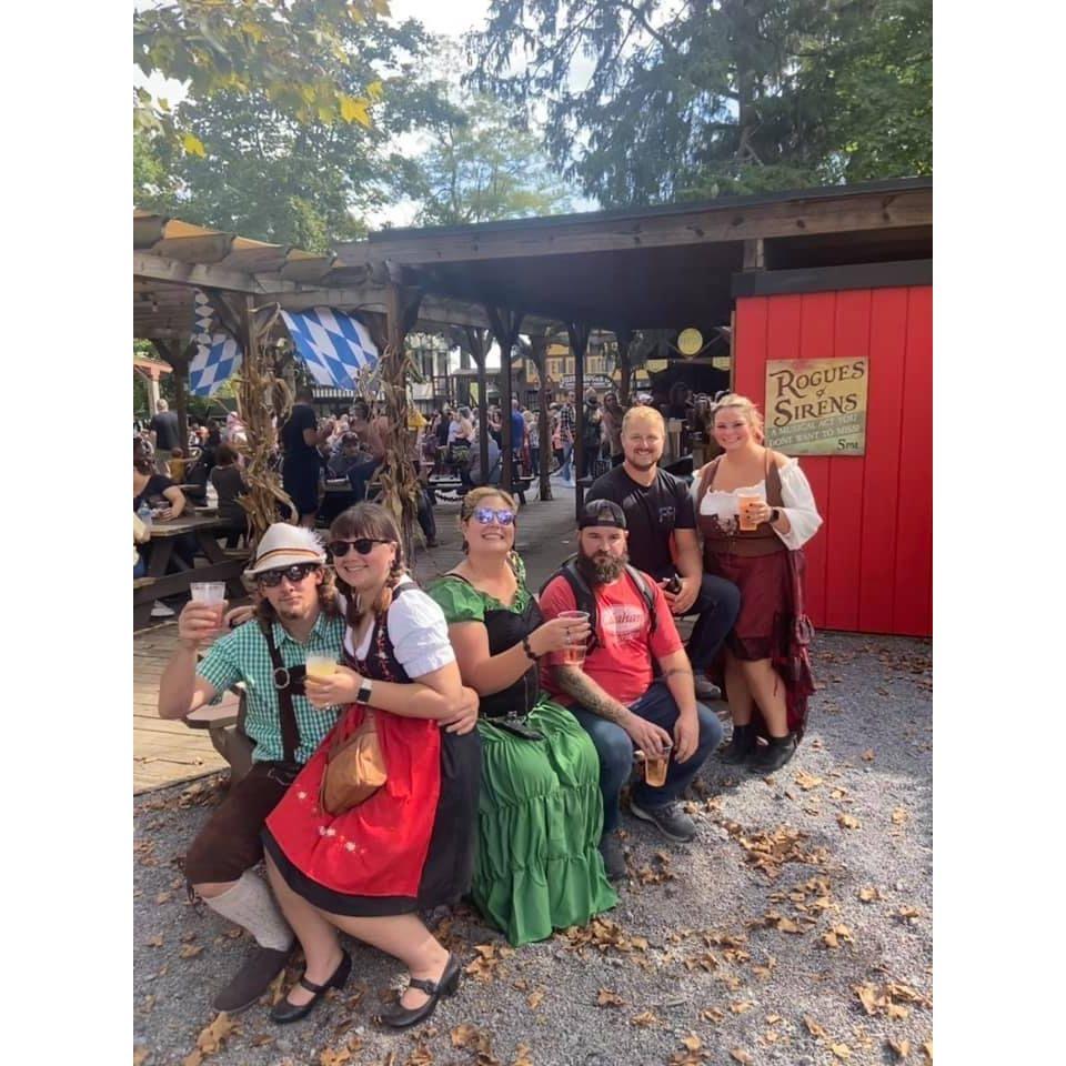 Our first unofficial picture together. Also dubbed "The Picture" from Renaissance Fair in October of 2021.