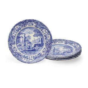 Blue Italian Set of 4 Side Plates