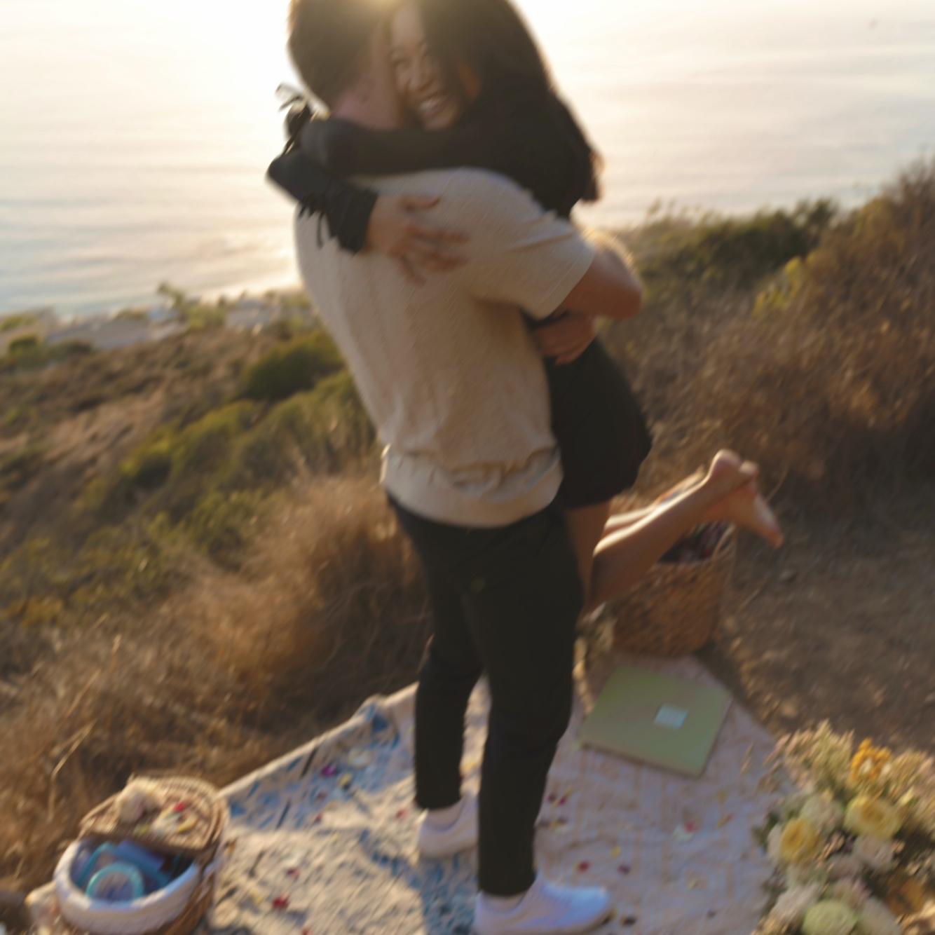Proposal in Laguna Beach that Joel shot!