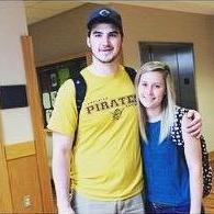 Our first picture during our freshman year of collage