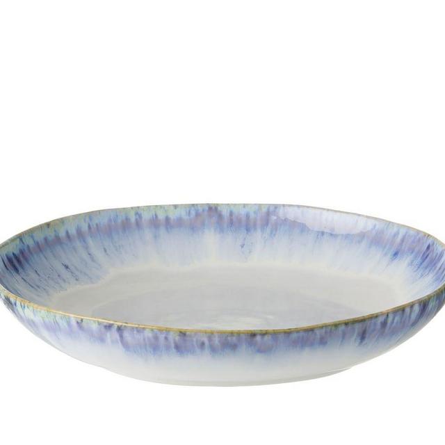 Costa Nova Brisa Stoneware Serving Bowl, 14" - Ria Blue