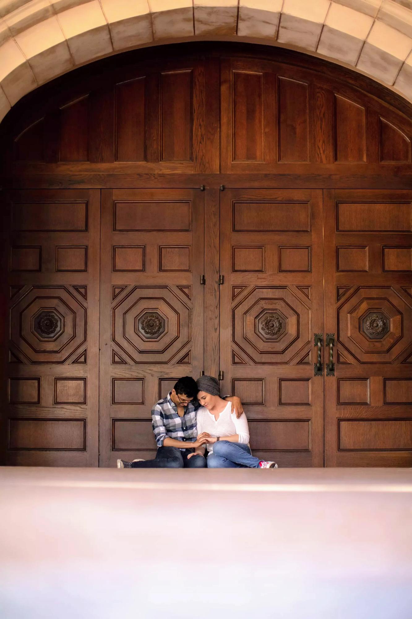 B’s favorite photo from their engagement shoot.