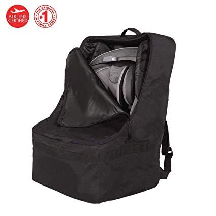 J.L. Childress Ultimate Backpack Padded Car Seat Travel Bag, Black