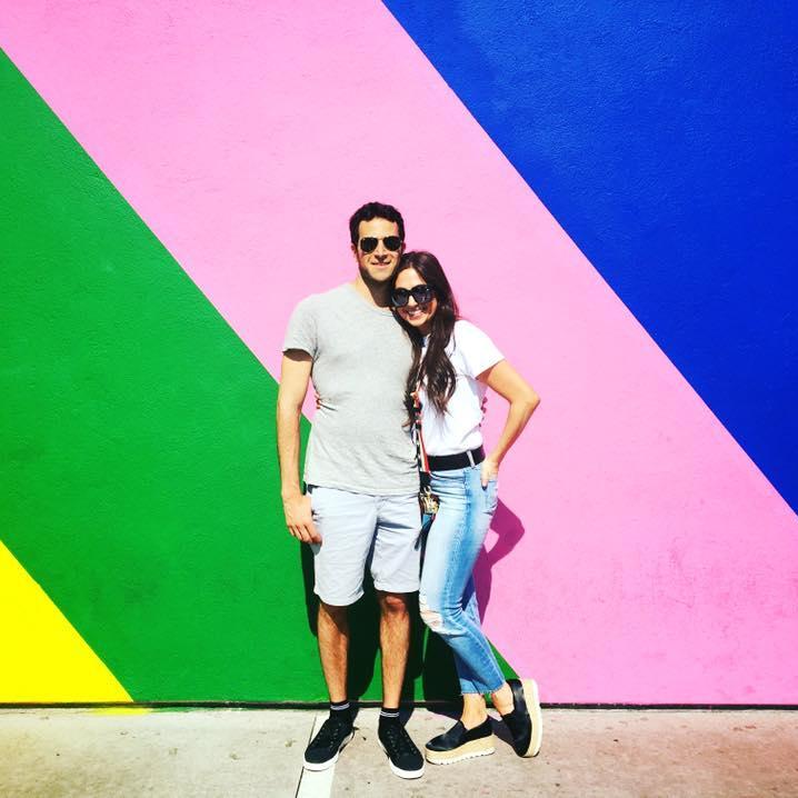 Paul Smith Rainbow Wall in LA