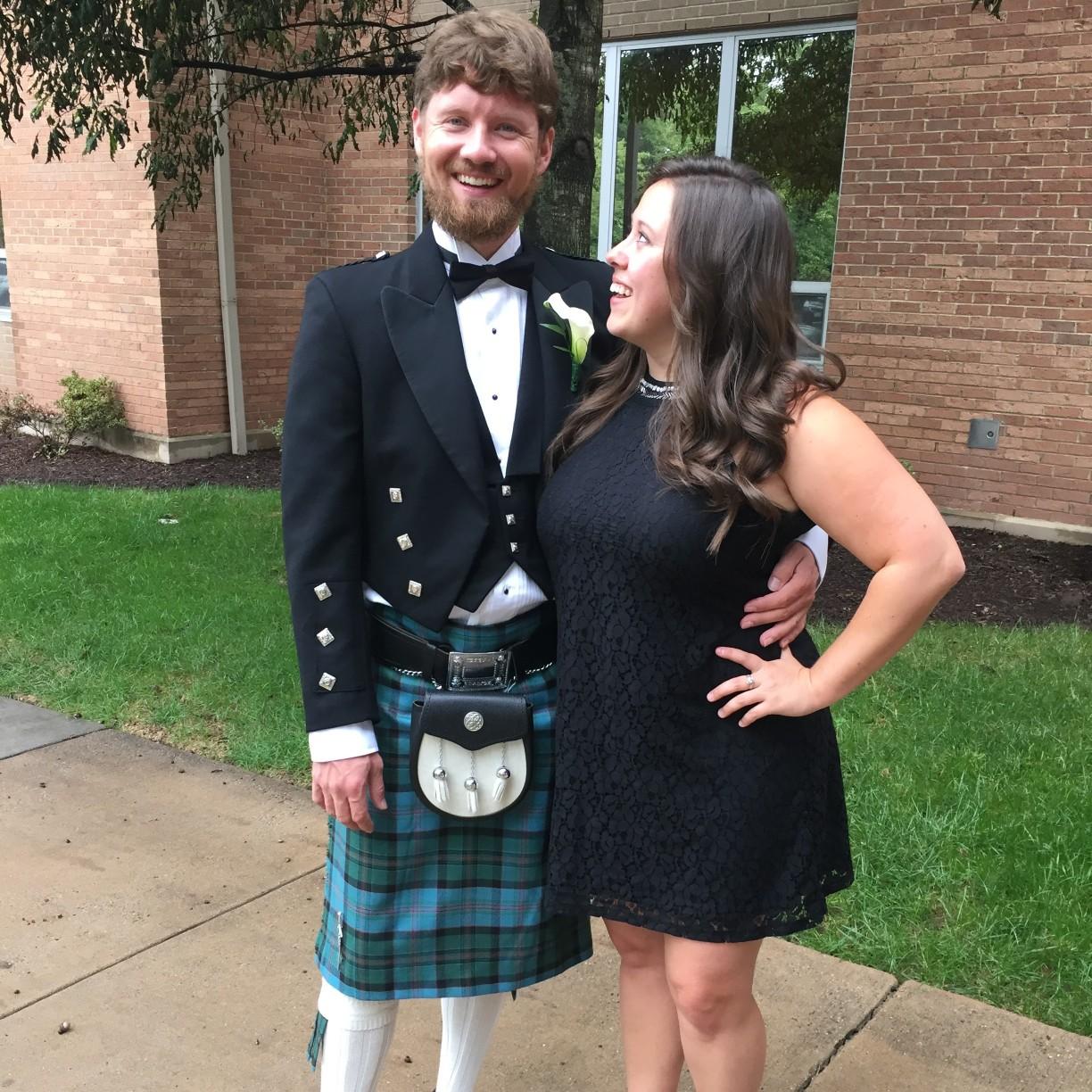 Enjoying our friends wedding.
October 2016