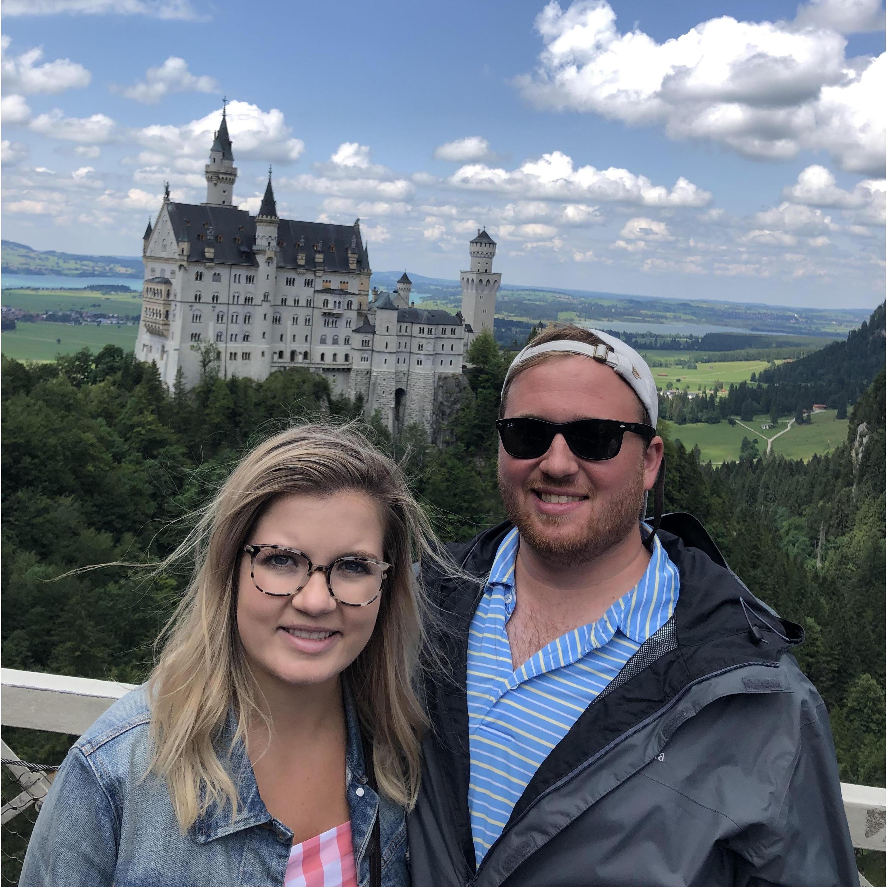 At Neuschwanstein Castle in Germany in 2019.