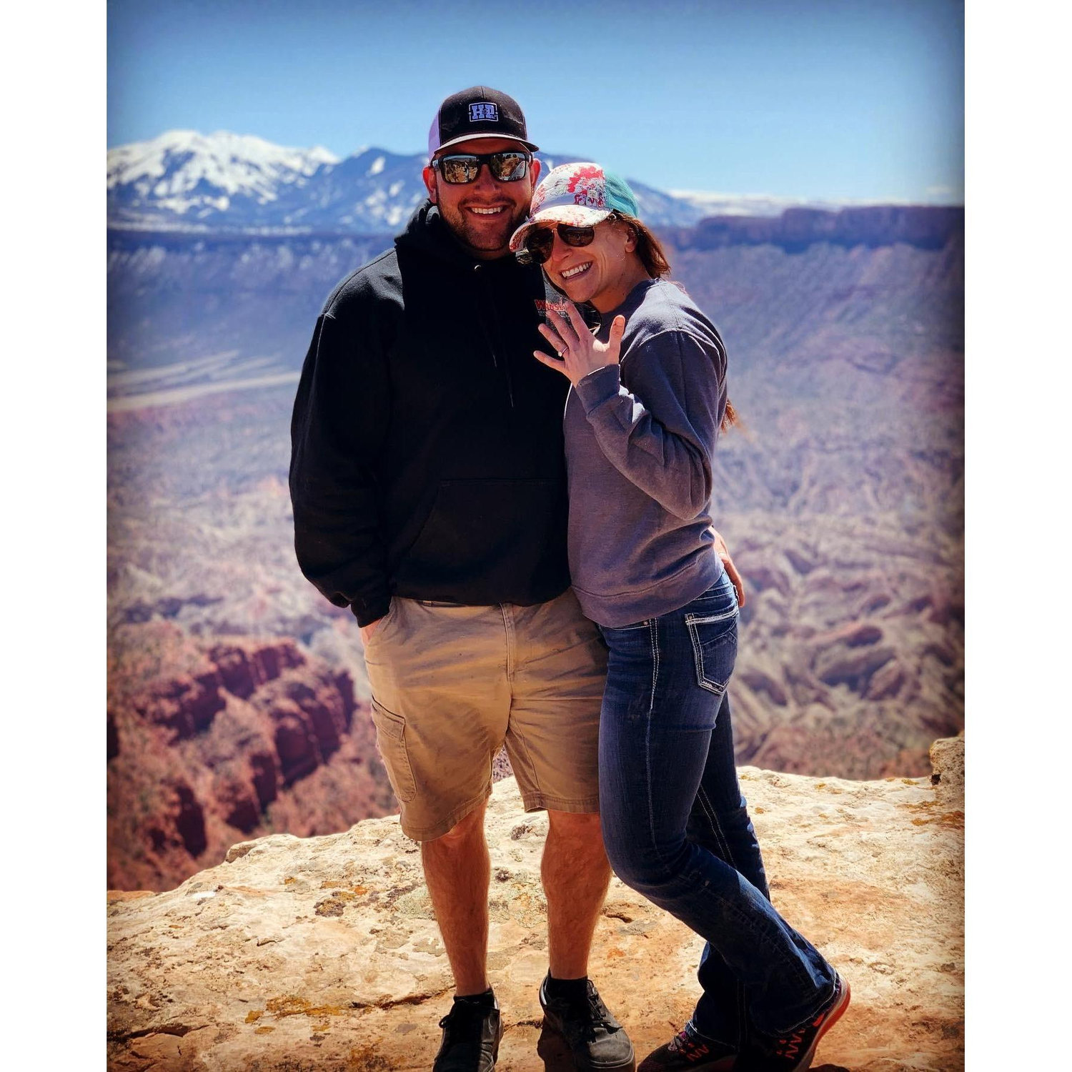 The moment I said ,"YES" to forever with you!
