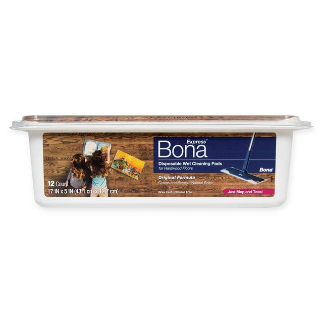 Bona® Hardwood Floor 12-Pack Wet Cleaning Pads