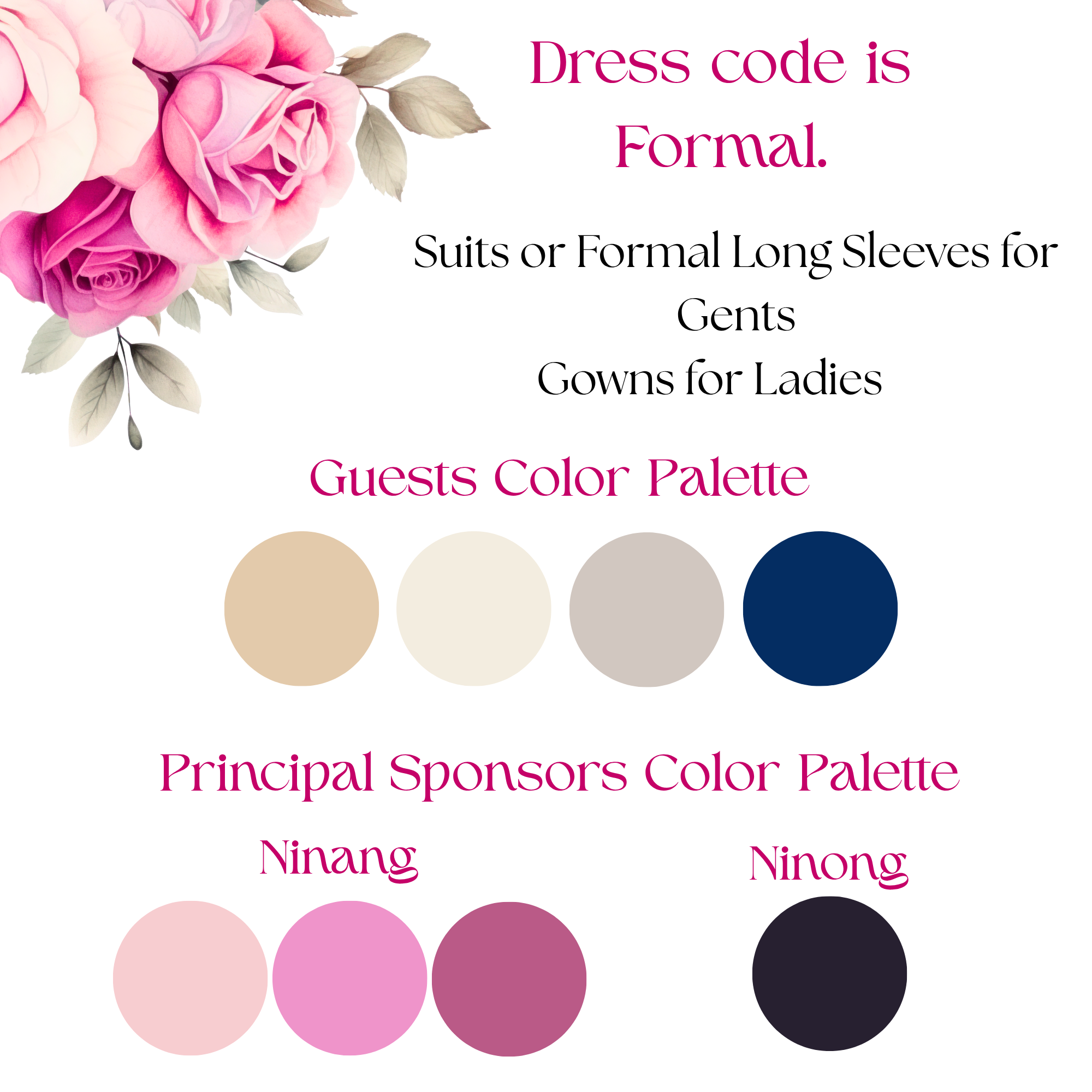 The Wedding Website of Sarah Mae and Wencel Brylle