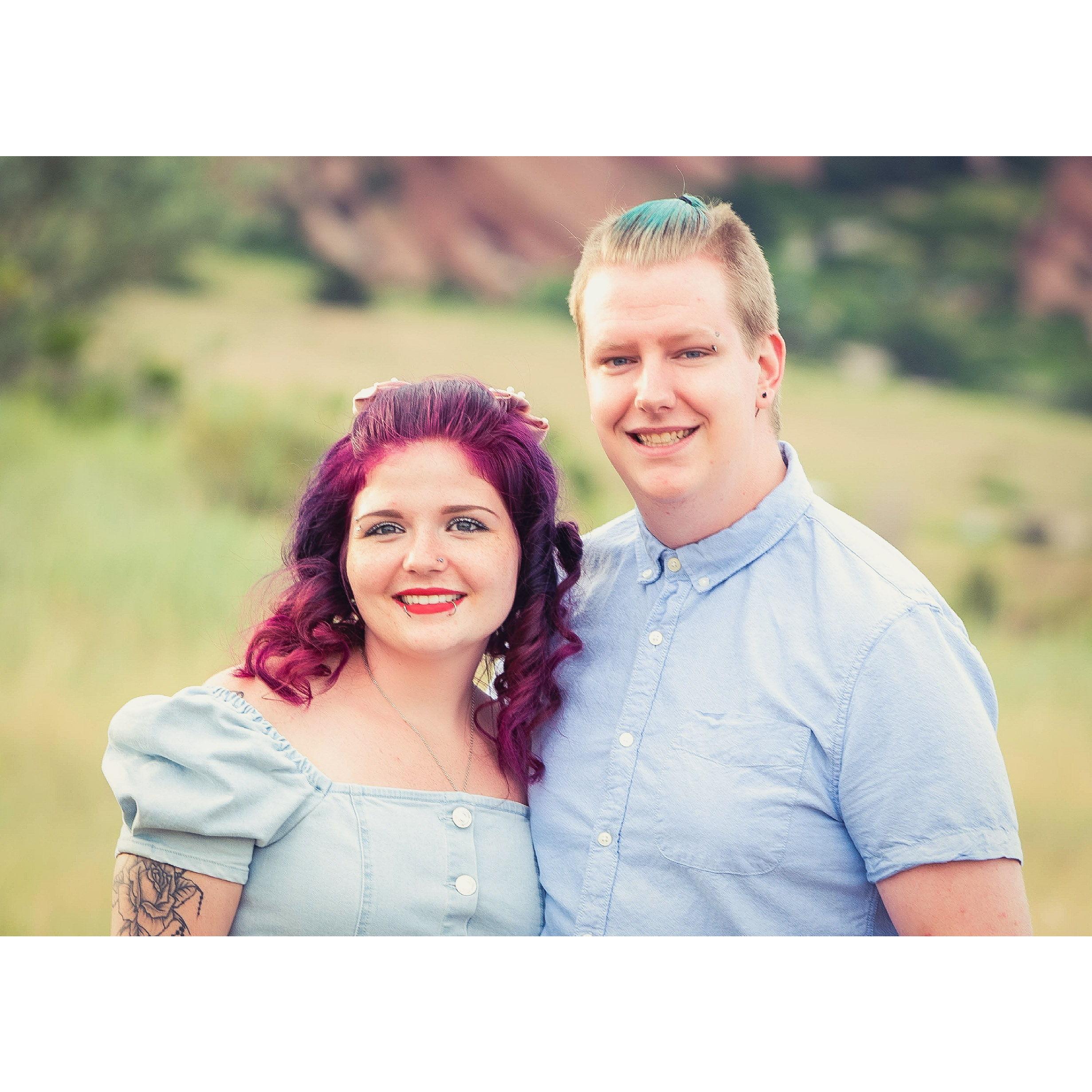 First professional couples photos with family