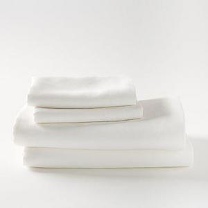 Belgian Linen Sheet Set, Queen, White