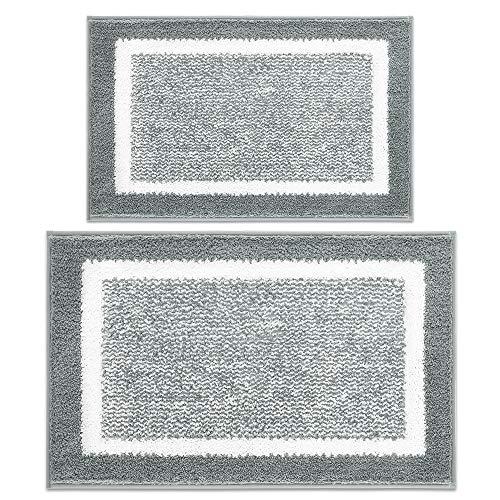 Bathroom Rug Mat, Ultra Soft and Water Absorbent Bath Rug, Bath Carpet, Machine Wash/Dry, for Tub, Shower, and Bath Room