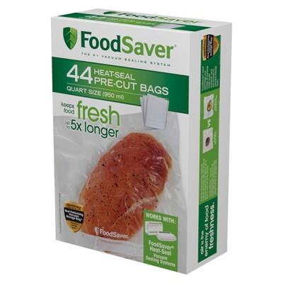 FoodSaver 44ct 1qt Heat-Seal Bags