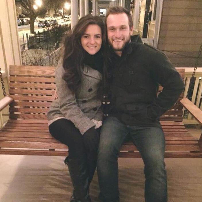 First Christmas together in 2017. Tyler came to windy Chicago with my family