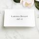 Lucca Place Card