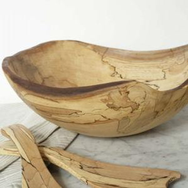 Handcrafted Maple Wooden Salad Bowl