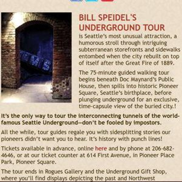 Underground tour - Seattle